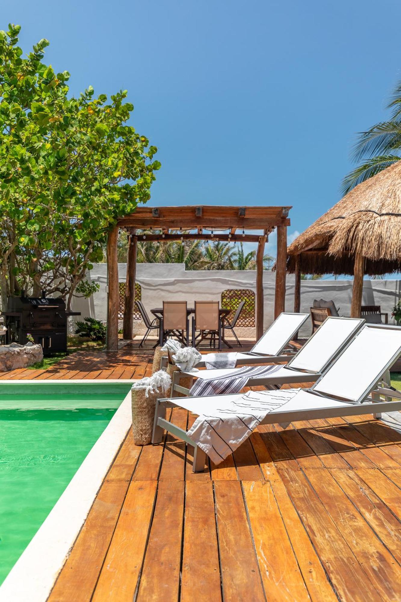 Casa Vista Al Mar Isla Mujeres Villa Kültér fotó